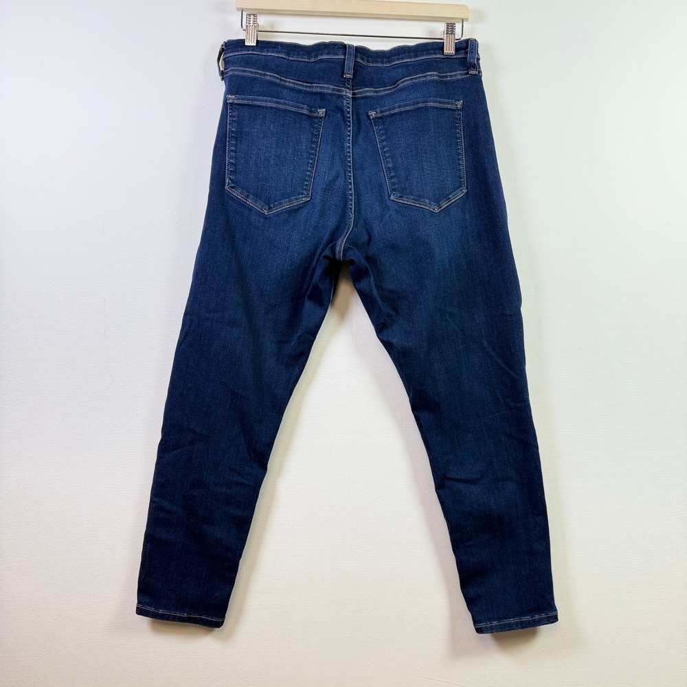 BANANA‎ REPUBLIC Dark Wash High-Rise Skinny Premium Denim Jeans 31S - Picture 2 of 6